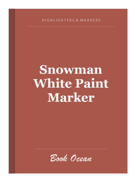 Snowman White Paint Marker