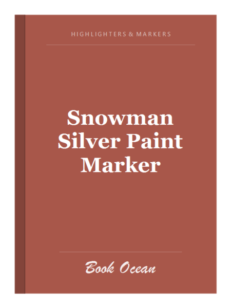 Snowman Silver Paint Marker
