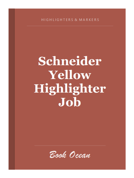 Schneider Yellow Highlighter Job