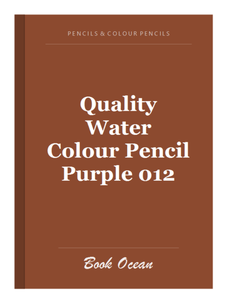 Quality Water Colour Pencil Purple 012