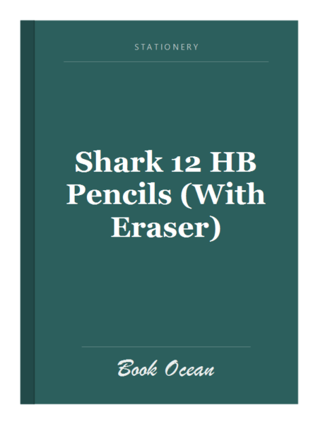 Shark 12 HB Pencils (With Eraser)