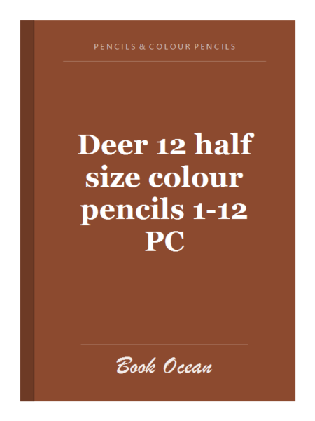 Deer 12 half size colour pencils 1-12 PC