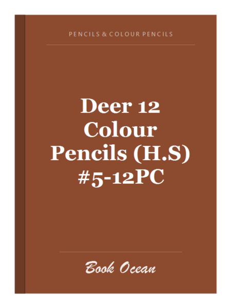 Deer 12 Colour Pencils (H.S) #5-12PC
