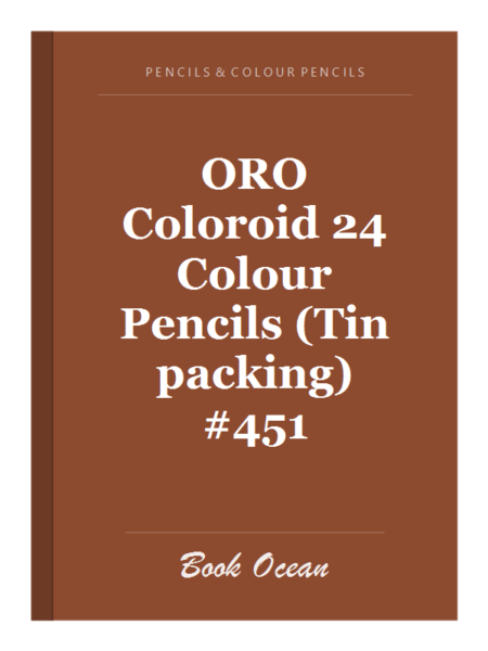 ORO Coloroid 24 Colour Pencils (Tin packing) #451