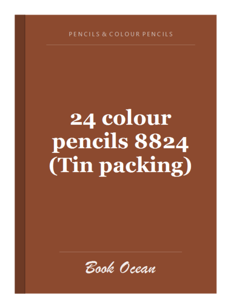 24 colour pencils 8824 (Tin packing)