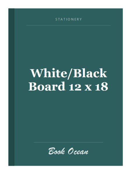 White/Black Board 12 x 18