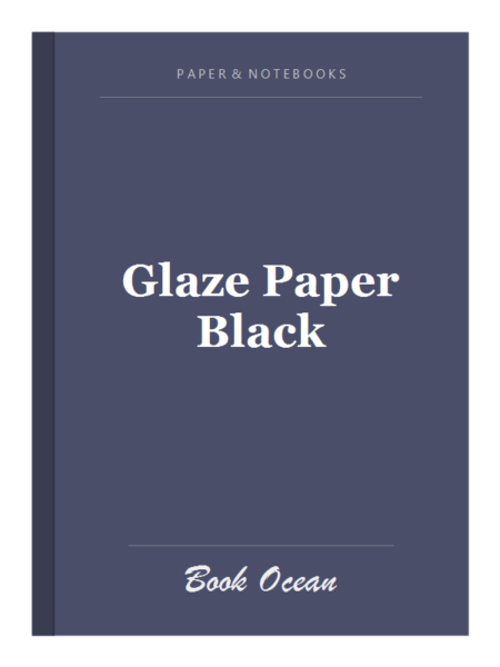 Glaze Paper Black