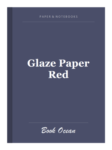 Glaze Paper Red