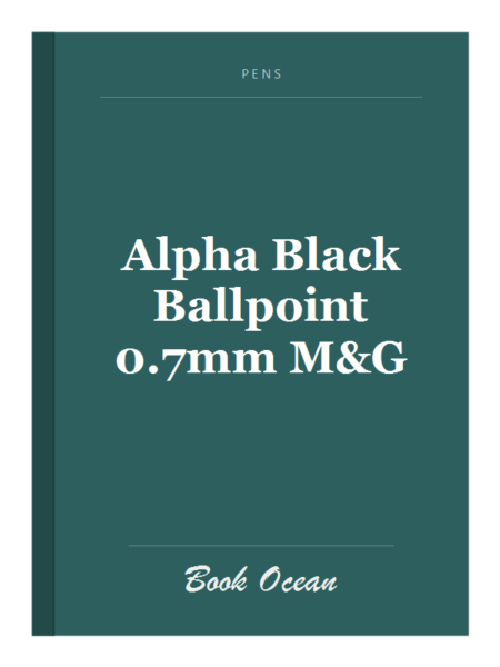 Alpha Black Ballpoint 0.7mm M&G