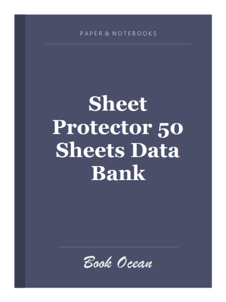 Sheet Protector 50 Sheets Data Bank