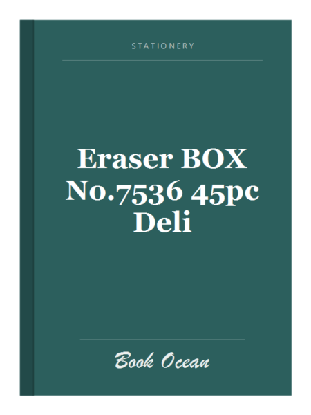 Eraser BOX No.7536 45pc Deli