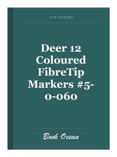 Deer 12 Coloured FibreTip Markers #5-0-060