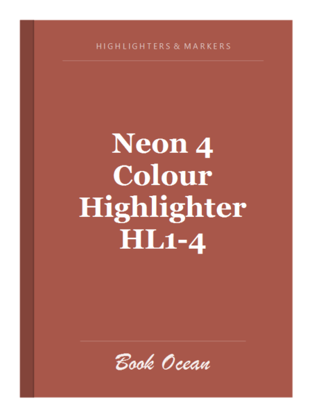 Neon 4 Colour Highlighter HL1-4