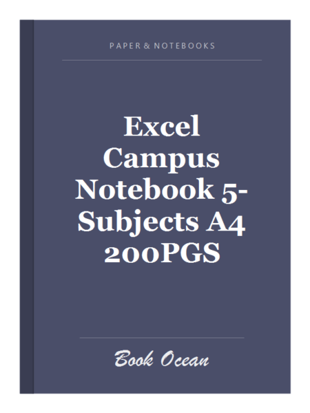Excel Campus Notebook 5-Subjects A4 200PGS