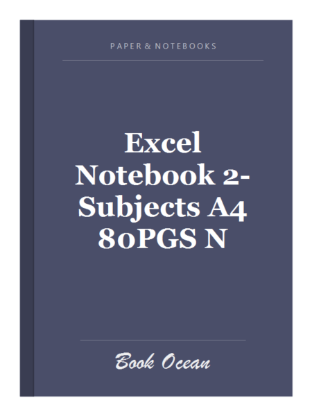 Excel Notebook 2-Subjects A4 80PGS N