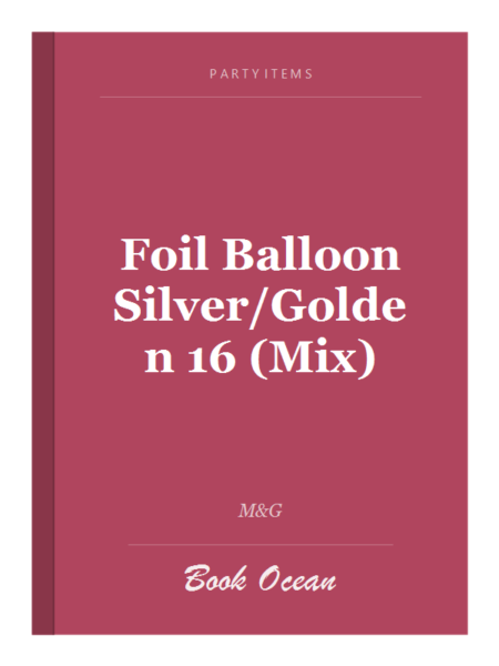 Foil Balloon Silver/Golden 16 (Mix)