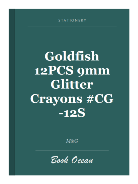 Goldfish 12PCS 9mm Glitter Crayons #CG-12S