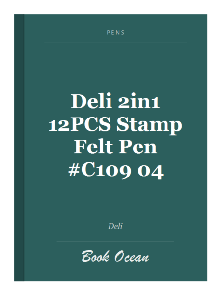 Deli 2in1 12PCS Stamp Felt Pen #C109 04
