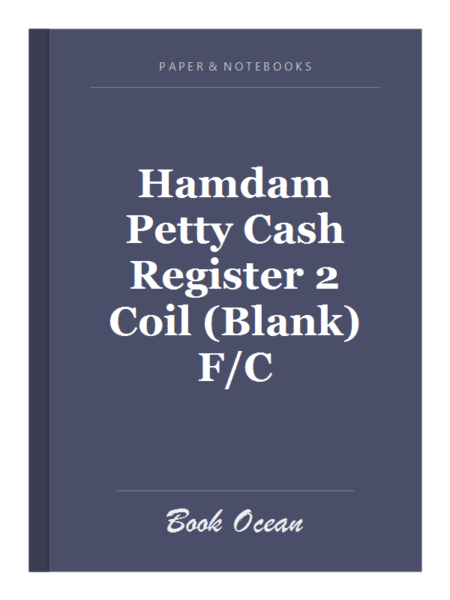 Hamdam Petty Cash Register 2 Coil (Blank) F/C