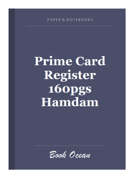 Prime Card Register 160pgs Hamdam