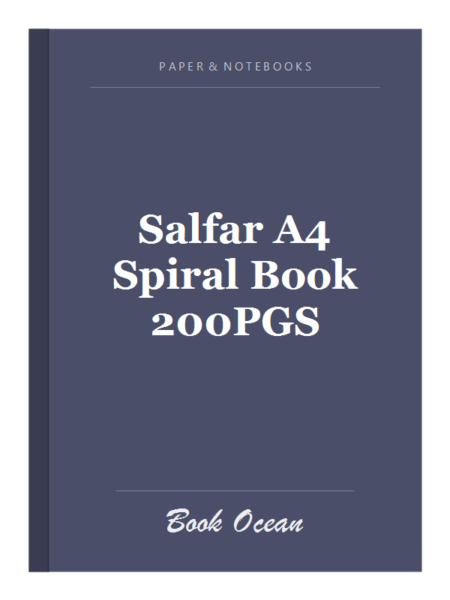 Salfar A4 Spiral Book 200PGS
