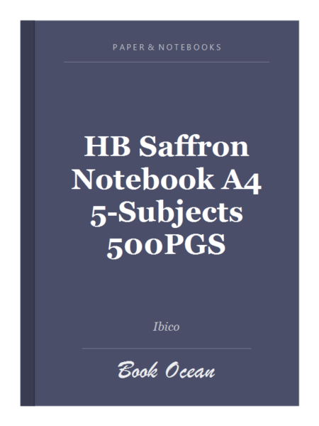 HB Saffron Notebook A4 5-Subjects 500PGS