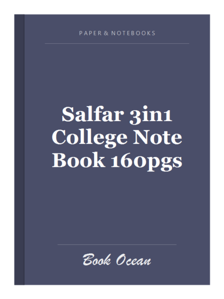 Salfar 3in1 College Note Book 160pgs