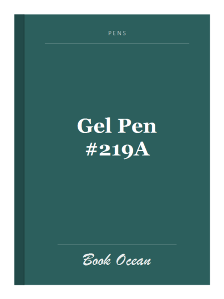 Gel Pen #219A