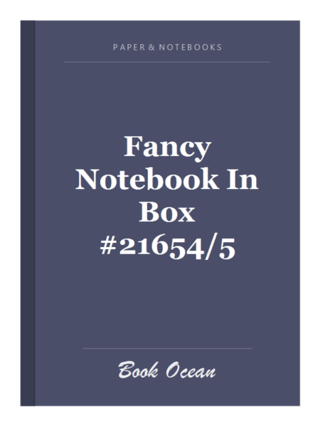 Fancy Notebook In Box #21654/5