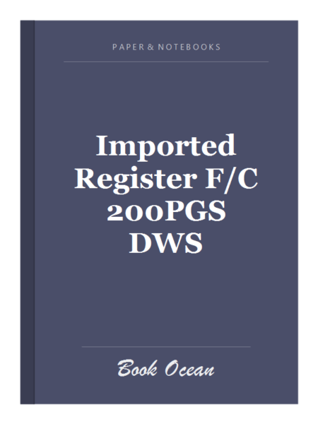 Imported Register F/C 200PGS DWS