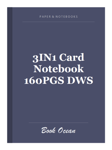 3IN1 Card Notebook 160PGS DWS