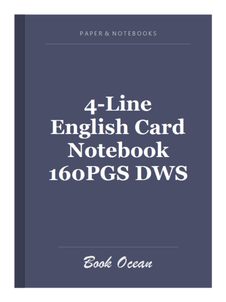 4-Line English Card Notebook 160PGS DWS