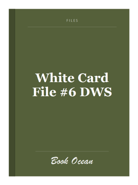 White Card File #6 DWS