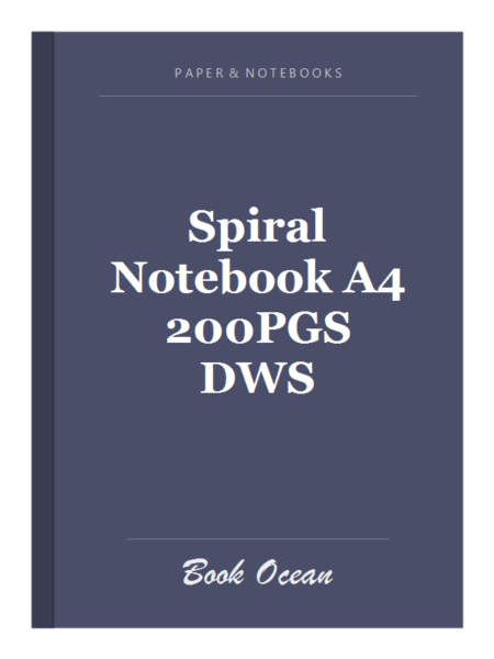 Spiral Notebook A4 200PGS DWS