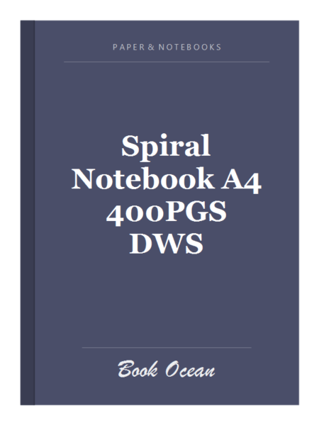 Spiral Notebook A4 400PGS DWS
