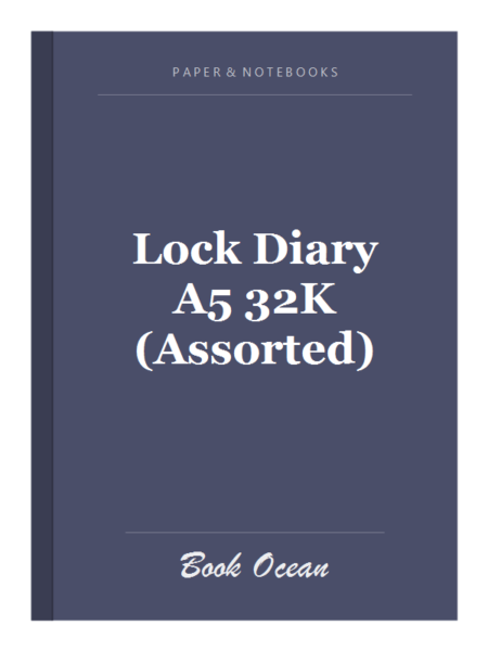 Lock Diary A5 32K (Assorted)