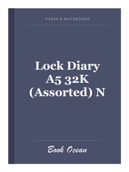 Lock Diary A5 32K (Assorted) N