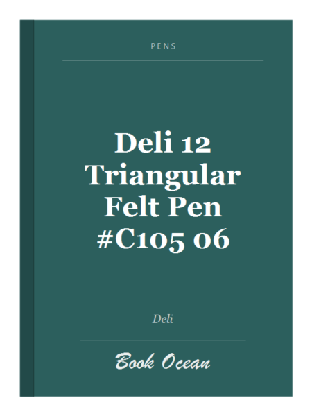 Deli 12 Triangular Felt Pen #C105 06