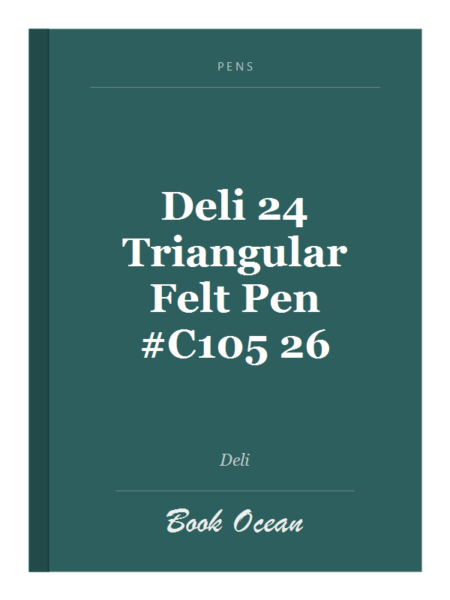 Deli 24 Triangular Felt Pen #C105 26
