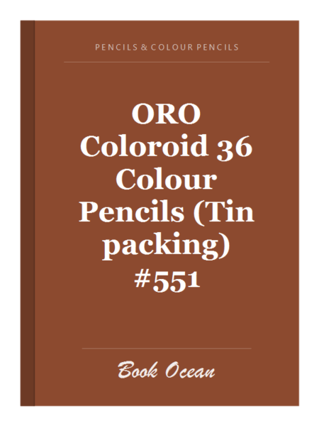 ORO Coloroid 36 Colour Pencils (Tin packing) #551