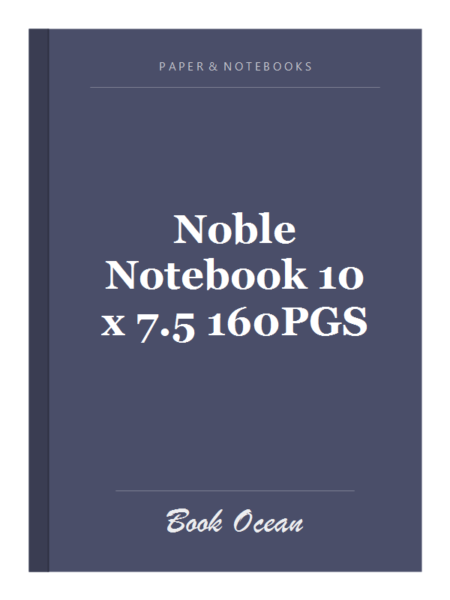 Noble Notebook 10 x 7.5 160PGS