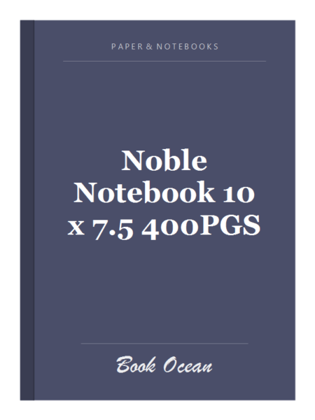 Noble Notebook 10 x 7.5 400PGS