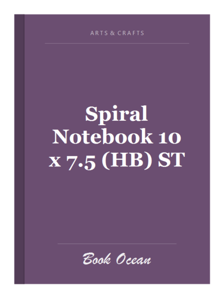 Spiral Notebook 10 x 7.5 (HB) ST