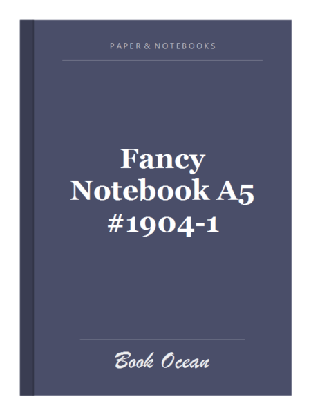 Fancy Notebook A5 #1904-1