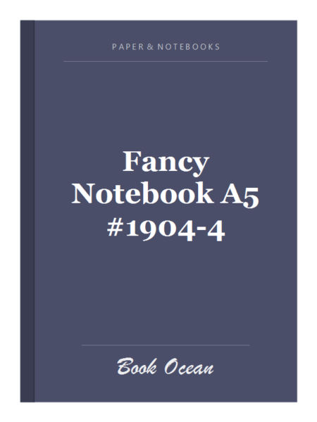 Fancy Notebook A5 #1904-4