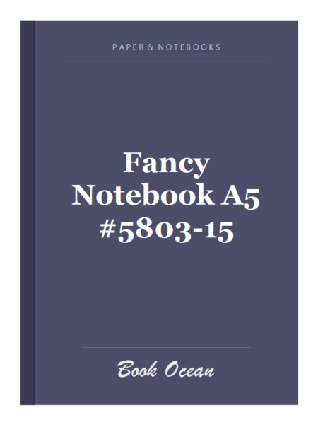 Fancy Notebook A5 #5803-15