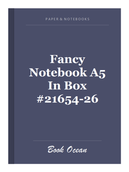 Fancy Notebook A5 In Box #21654-26
