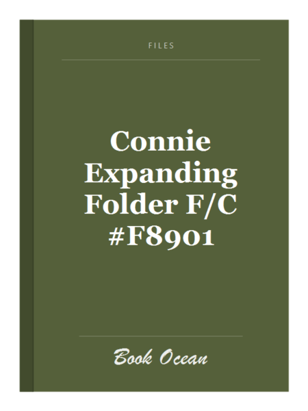 Connie Expanding Folder F/C #F8901