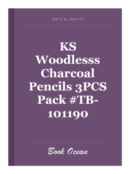 KS Woodlesss Charcoal Pencils 3PCS Pack #TB-101190