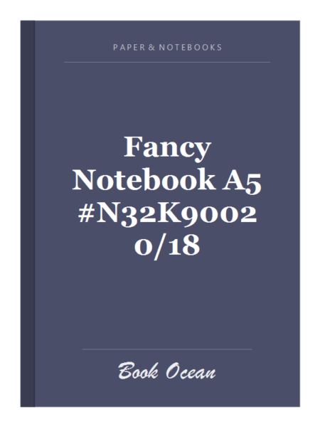 Fancy Notebook A5 #N32K90020/18